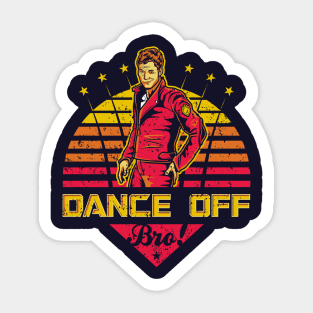 Dance Off Bro! (Distressed) Sticker